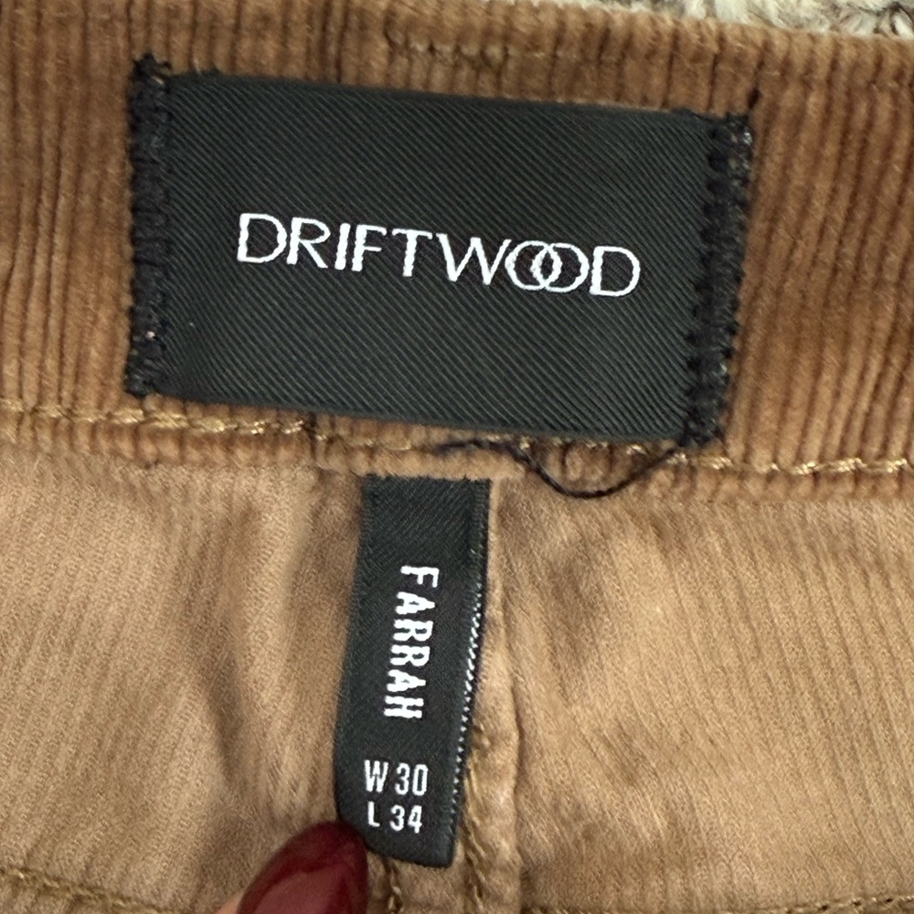 DRIFTWOOD Farrah Brown Embroidered Flare Pants with floral Accents - Picture 9 of 9